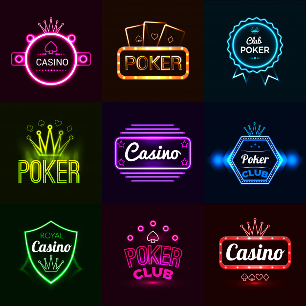 casino poker neon